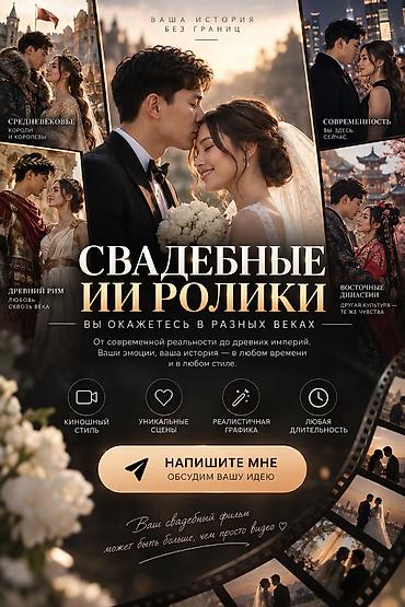 spy camera: 💍 Свадебные ИИ-ролики — ваша история любви в разных веках! 🏰✨ — 1