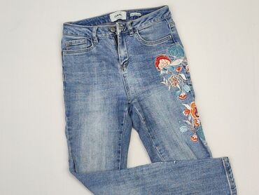 niebieska bluzki hiszpanki: Jeans, New Look, S (EU 36), condition - Very good