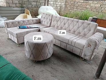 divan dəst: Künc divan, Yeni, Açılan, Bazalı, Parça, Şəhərdaxili pulsuz çatdırılma — 1