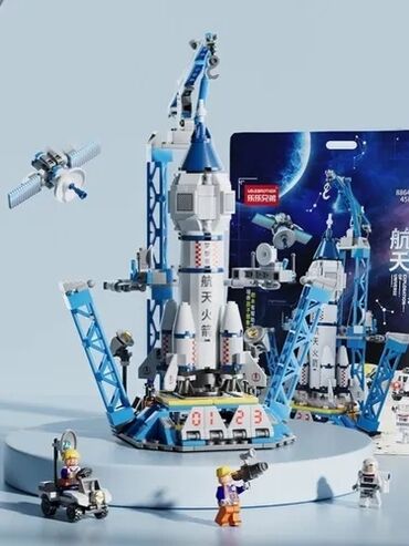 экологическая игрушка травянчик: Лего Космическая ракета. Материал изделия: экологически чистый