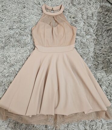 pamucne haljine za leto: One size, bоја - Roze, Večernji, maturski, Na bretele