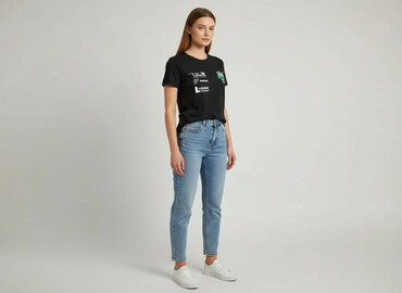 koszulka sochan polska: Malfini, T-shirt damski, rozmiar M