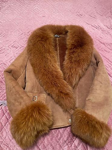 pull and: Кардиган, Короткая модель, Зима, С меховой отделкой — 3