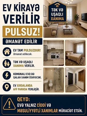 daxal ev: Xırdalanda, AFF Parkda yerləşən tam təmirli və mebellı mənzil kirayə — 1