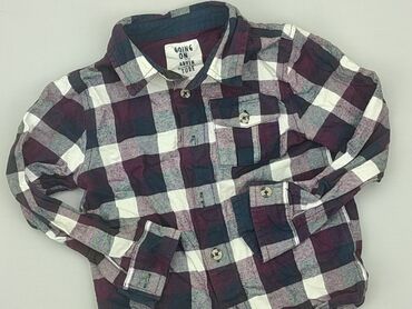 Shirts: Shirt 4-5 years, condition - Good, pattern - Cell, color - Claret