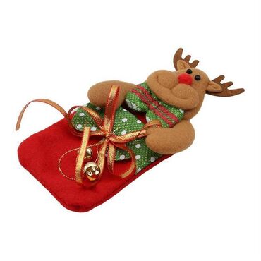 подарочные корзины бишкек: Подарочное висячие украшение в виде оленья с колокольчиком и