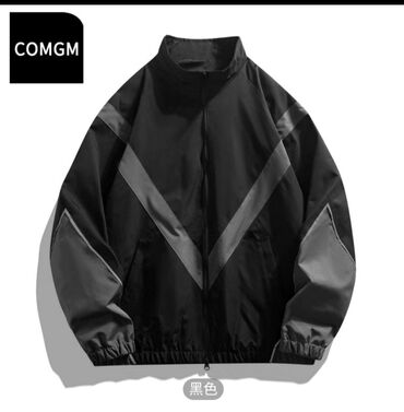 Спортивные костюмы: Куртка COMGM весна-осень воротник-стойка модный бренд сращивание