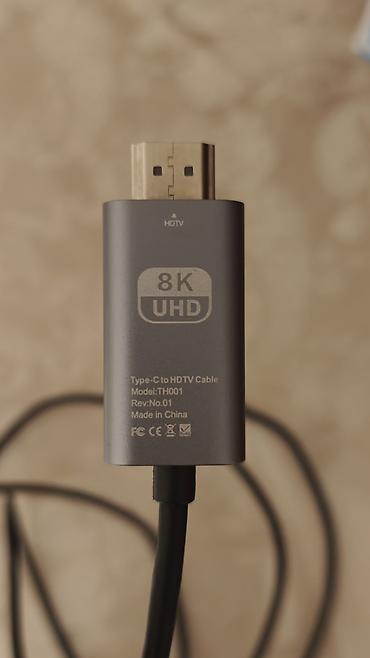 thunderbolt hdmi kabel: USB-C → HDMI kabel (8K UHD) - Model: TH001, Rev: 01 - Tip: Type‑C to — 3