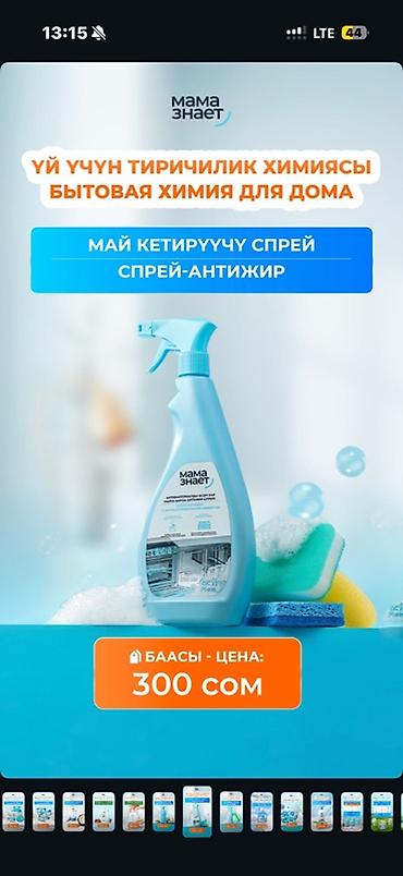 Средства для стирки: Чистящее средство: Спрей, Антижир, Розница — 1