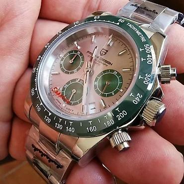 Ručni satovi: PAGANI DESIGN PD-1644 Sport - 40mm - Zelena -Rolex Daytona — 3