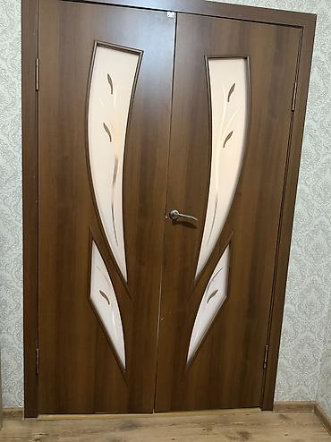 стёк: Межкомнатная дверь, Б/у, Со стеклом, Одностворчатая, Деревянная, Распашная, цвет - Коричневый — 3