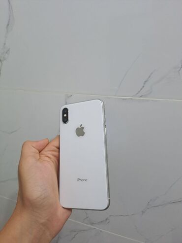 чехол айфон хр: IPhone X, Б/у, 64 ГБ, Белый, Чехол, 100 %