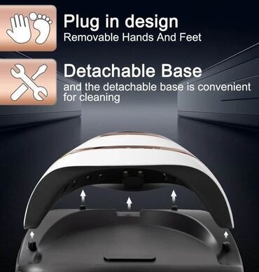 UV i LED lampe za nokte: Cena 2.400 dinara UV/LED Lampa Za Nokte Sa Velikim LCD Ekranom Na — 8