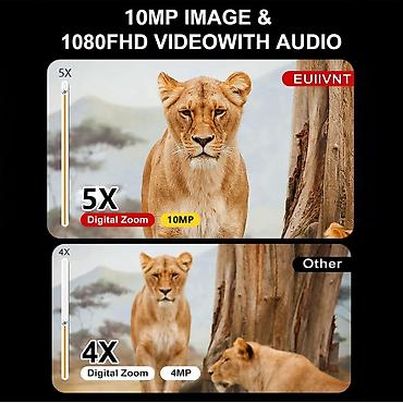 Dvogledi i teleskopi: Digitalne dvogledne naočare sa snimanjem – 10 MP fotografije i 1080p — 2