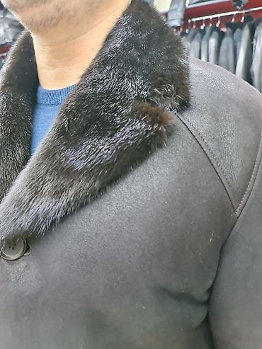 Дубленки: Мужская дублёнка из натуральной овчины - Цвет: глубокий чёрный. - — 12