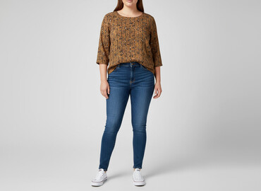 eleganckie bluzki plus size: Жіноча блуза, розмір XL