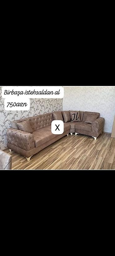 Künc divan dəsti – birbaşa istehsaldan - L şəklində künc divan -