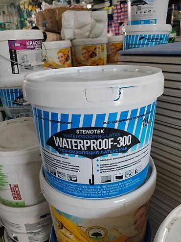 Гидроизоляция латексная STENOTEK WATERPROOF-300, ведро 10 кг