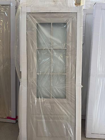 karton alisi: Şüşəli daxili qapı - Material: MDF/taxta əsaslı panel (boya ilə — 1