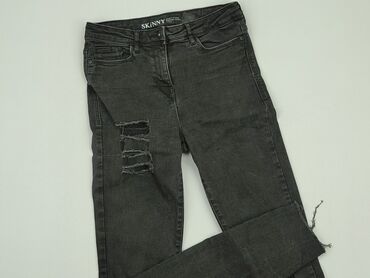 spódnice jeansowe czarne plus size: Jeansy, S, stan - Bardzo dobry
