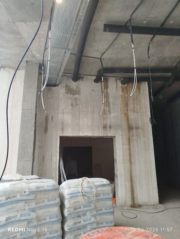 Beton işləri: Səssiz tozsuz səliqəli kəsim. Beton katlavan monolit kubik — 17