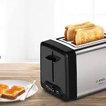 asus baki: Bosch TAT4P420 DesignLine Toster, 970 W – 8 qızartma səviyyəsi, 2 — 3