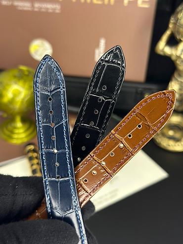 Aksesuarlar: Patek Philippe Geneve kişi qol saatı – klassik tonda zərif dizayn və — 7