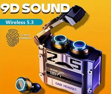 Qulaqcıqlar: Yeni Simsiz (Bluetooth) Qulaqcıqlar, rəng - Boz