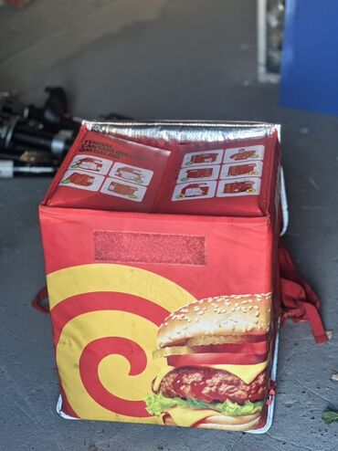 ПО для бизнеса: YANGO yemək çatdırılması üçün termal çanta - Rəng: qırmızı-sarı