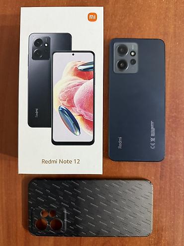 Redmi: Redmi, Redmi Note 12, Б/у, 128 ГБ, цвет - Серый, 2 SIM — 1