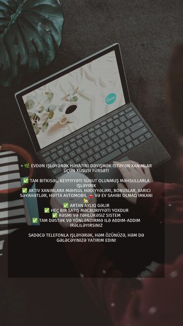 iş whatsapp grupları: Evdən işləyərək həyatını dəyişmək istəyən xanımlar üçün xüsusi fürsət