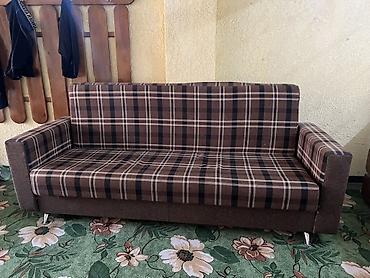 диван раскладной 2 х местный: Продается в отличном качестве г.Кара-Балта Писать на WhatsApp: 2 метр — 1