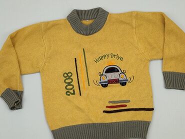 sweterek przekladany: Sweterek, 5-6 lat, 110-116 cm, stan - Dobry