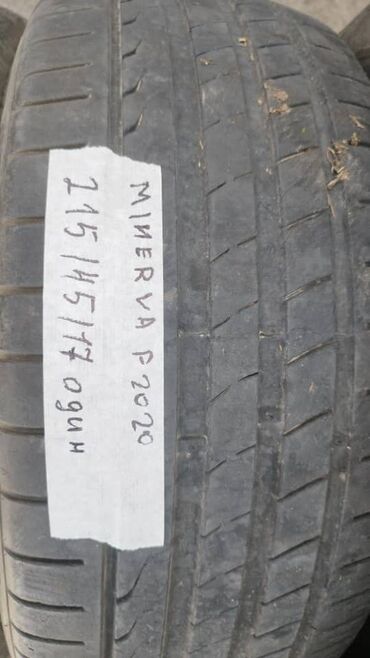 Шины: Шины 215 / 45 / R 17, Лето, Б/у, 1 шт, Легковые