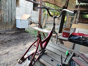купить раму: Рама и вилка для BMX/дёрт в сборе с рулём Комплектация по фото: - — 2