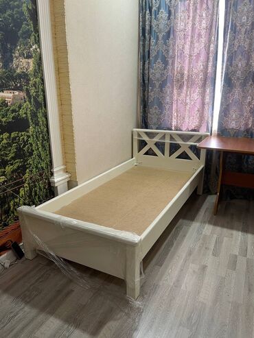 белая кровать из дерева: Односпальная Кровать, Новый