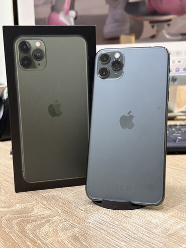 Apple iPhone: IPhone 11 Pro Max, 256 GB, Matte Midnight Green