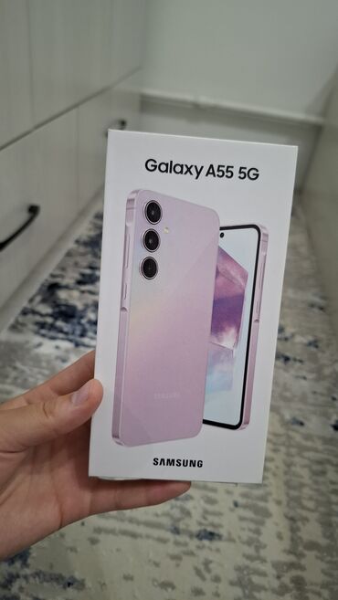 стиральные машины samsung: Samsung Galaxy A55, Колдонулган, 256 ГБ, түсү - Кызгылт көк, 2 SIM