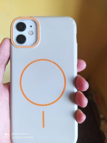 адаптер макбук: IPhone 11, Б/у, 128 ГБ, Белый, Чехол, 100 %