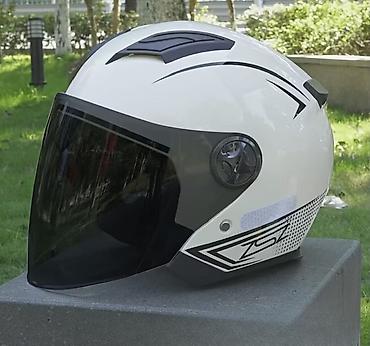 moto nama: Moto Dəbilqələr 29-azn– açıq tip, geniş ag vizorlu Rəng: bej, ag Ünvan — 8