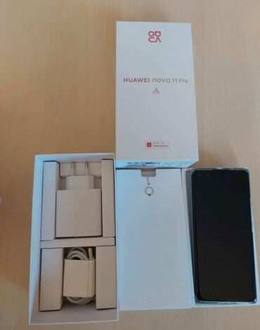 huawei gt: Huawei nova 11 Pro, 256 GB, rəng - Qara