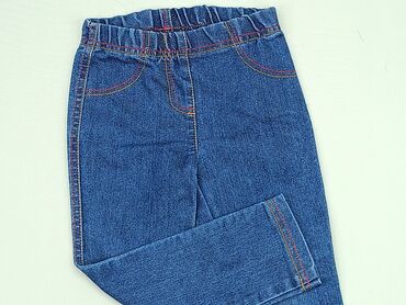 spodnie ocieplacze dla dzieci: Jeans, 2-3 years, 98, condition - Very good