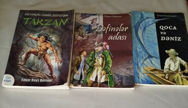 Meymun qəbiləsindən Tarzan, Dəfinələr adası,Qoca və dəniz kitabları