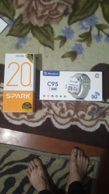 Tecno: Tecno Spark 20C, 128 GB, rəng - Boz