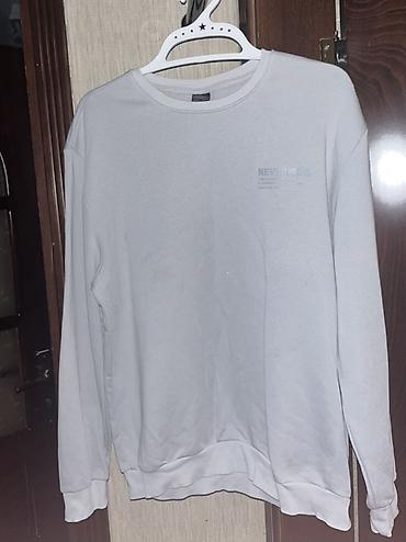 oversize: - Məhsul: Unisex uzunqol sweatşört - Rəng: Açıq boz - Dizayn — 1