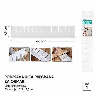 KMT Otvora ručka za fioku 5200382 Praktična pregrada/ručka za