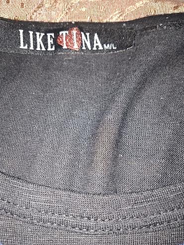 metrofive jakna: Ženska majica/tunika LIKE TINA, veličina M/L. - Boja: crna - Dugi — 2