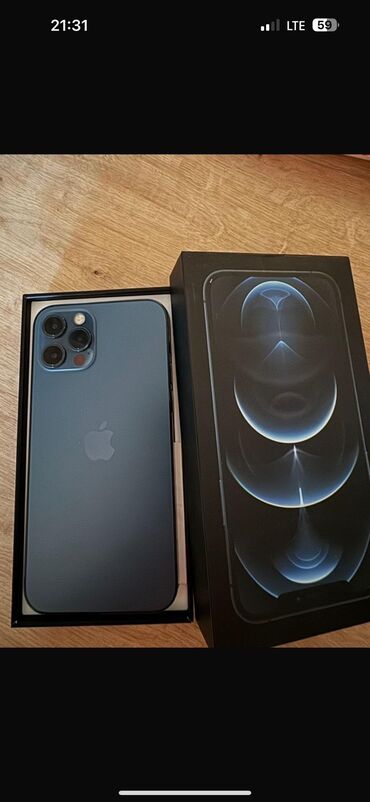 ayfon 12 islenmis: IPhone 12, 128 GB, Qara, Face ID