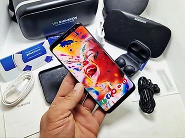 Samsung: Samsung Galaxy S8, Б/у, 256 ГБ, цвет - Черный, 1 SIM, 2 SIM, eSIM — 3