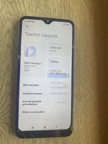 iphone se 2020 qiyməti: Xiaomi Mi 9 SE, 64 GB, 
 Face ID — 5